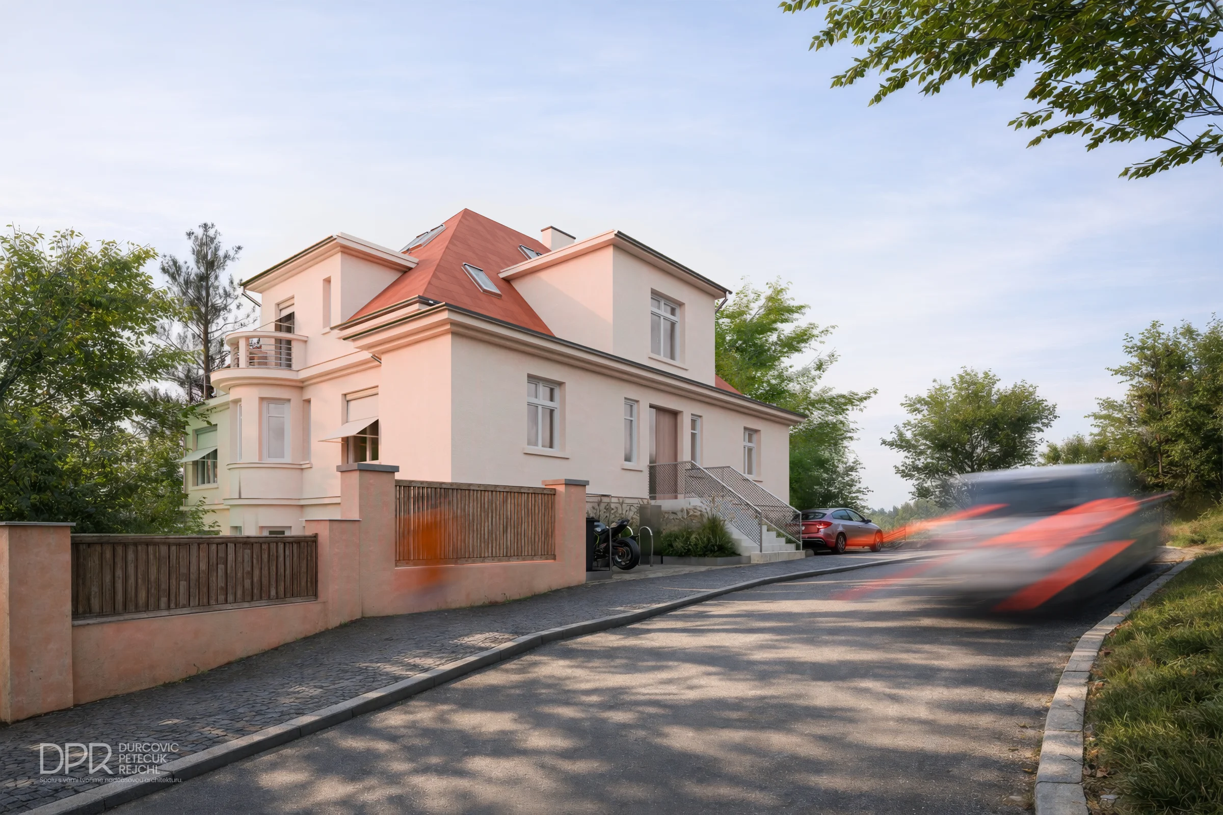 Vila Emily - pohled z ulice